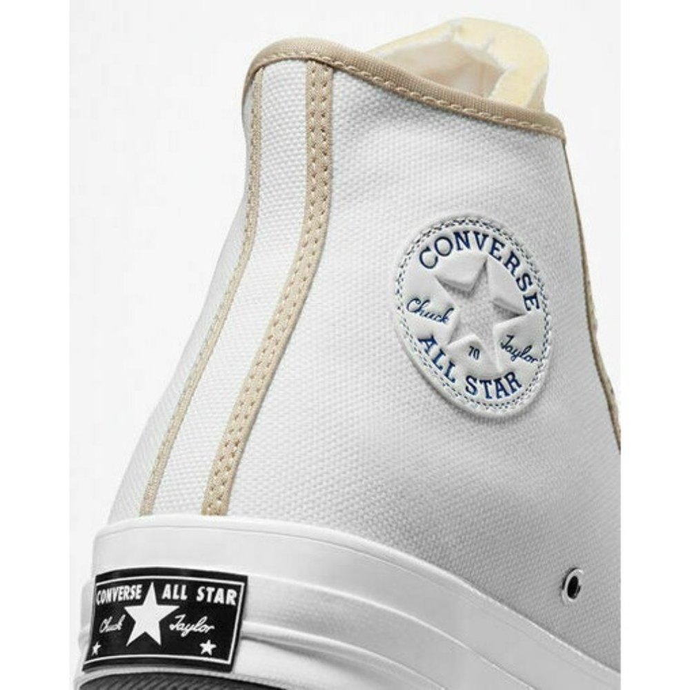 New Women's Converse Chuck Taylor 70s Hybrid Texture Varsity Hi Sneakers 171408C - Picture 6 of 7